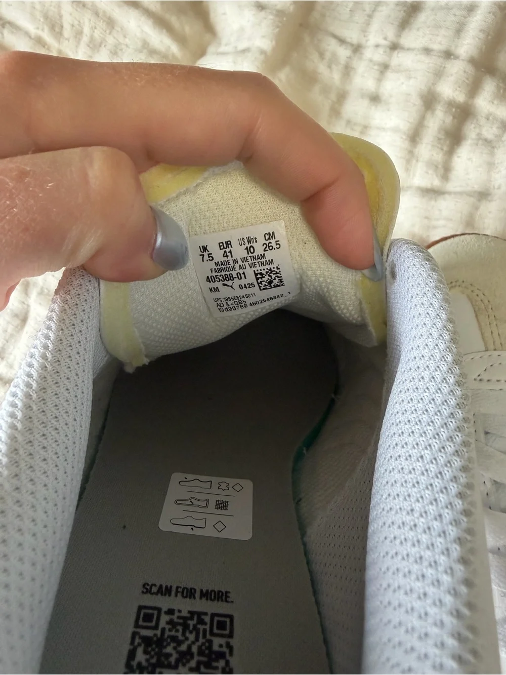 White Women's Athletic Sneakers with Gum Sole and Leopard Accent